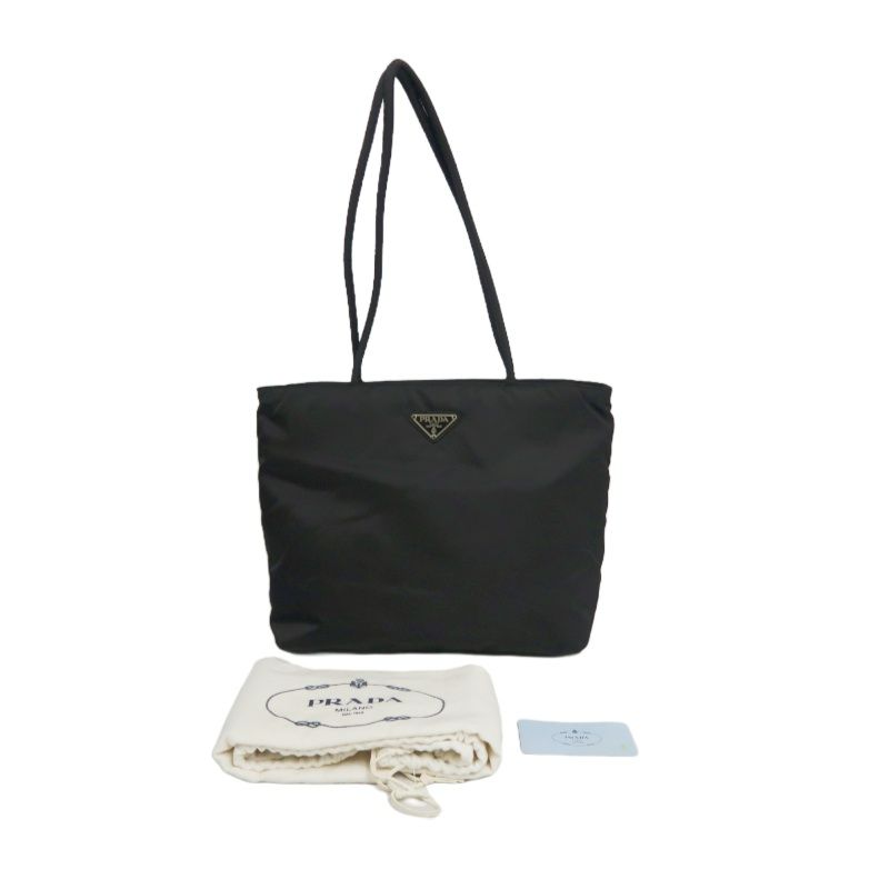 PRADA Black Nylon Tote Bag with Dust Bag
