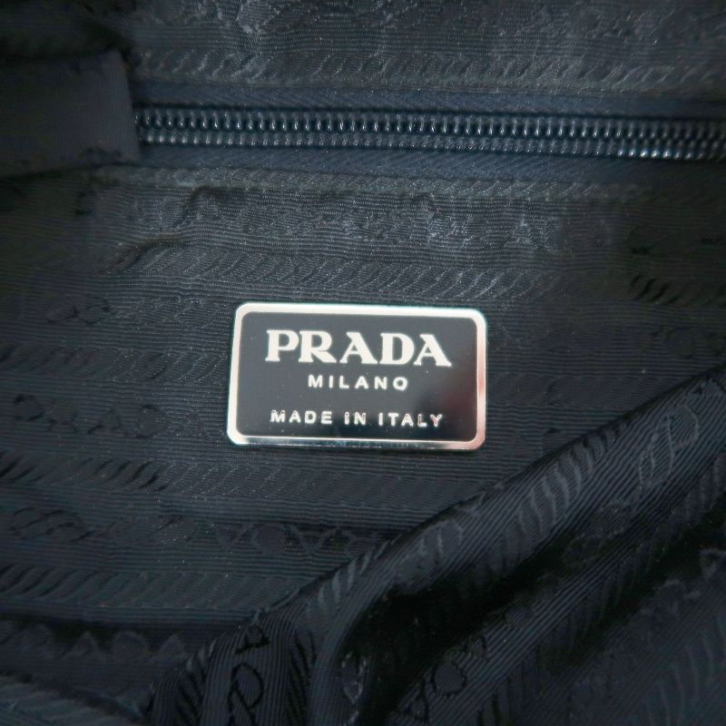 PRADA Black Nylon Tote Bag with Dust Bag