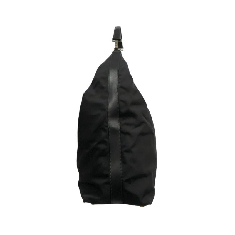 GUCCI Black Canvas Hobo Bag