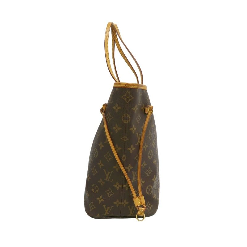 LOUIS VUITTON Neverfull MM Tote Bag in Brown Monogram Canvas with E·S Initials