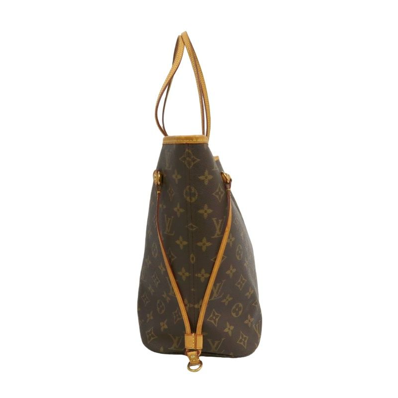 LOUIS VUITTON Neverfull MM Tote Bag in Brown Monogram Canvas with E·S Initials