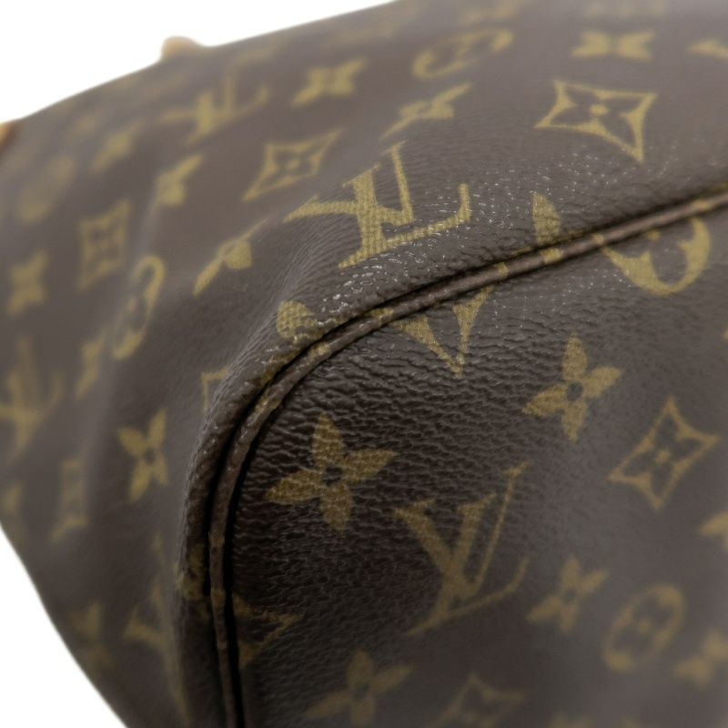 LOUIS VUITTON Neverfull MM Tote Bag in Brown Monogram Canvas with E·S Initials