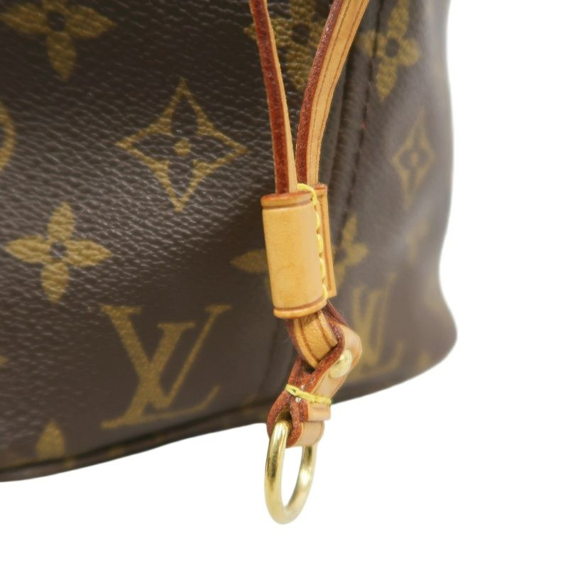 LOUIS VUITTON Neverfull MM Tote Bag in Brown Monogram Canvas with E·S Initials