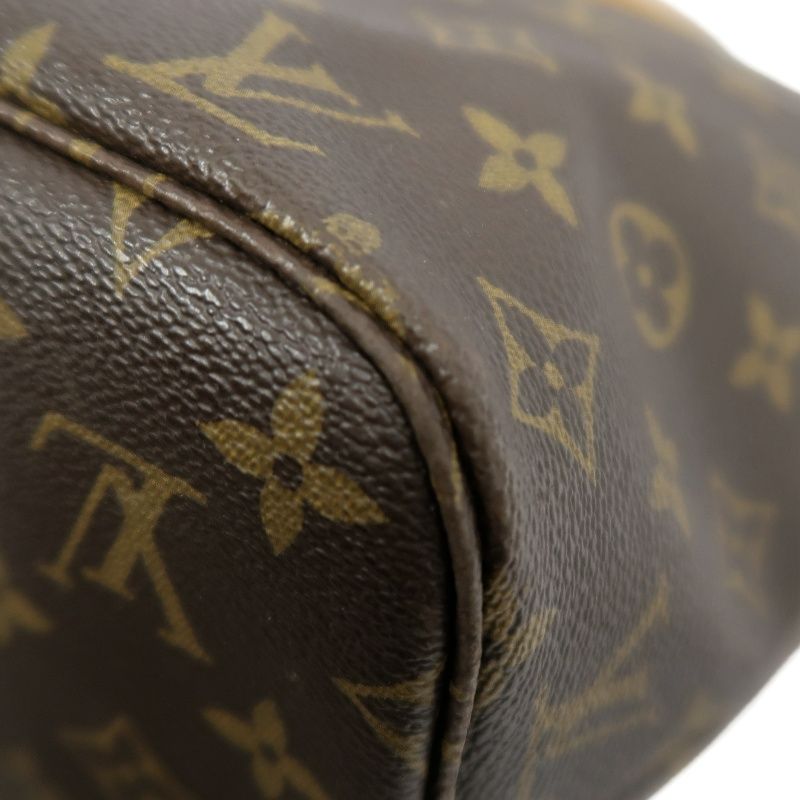 LOUIS VUITTON Neverfull MM Tote Bag in Brown Monogram Canvas with E·S Initials