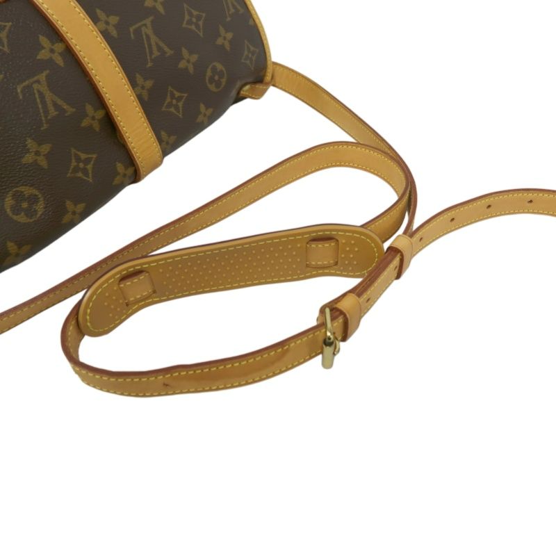 LOUIS VUITTON Saumur 30 Crossbody Bag in Brown Monogram Canvas