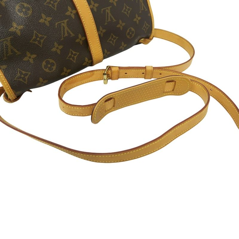 LOUIS VUITTON Saumur 30 Crossbody Bag in Brown Monogram Canvas