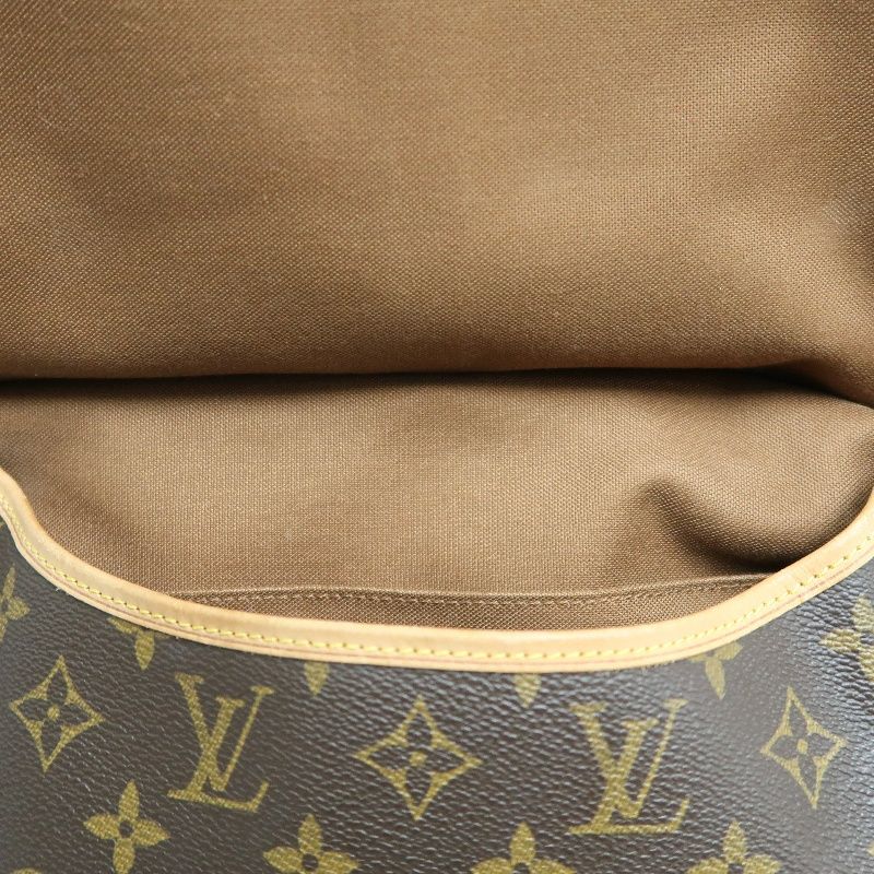 LOUIS VUITTON Saumur 30 Crossbody Bag in Brown Monogram Canvas