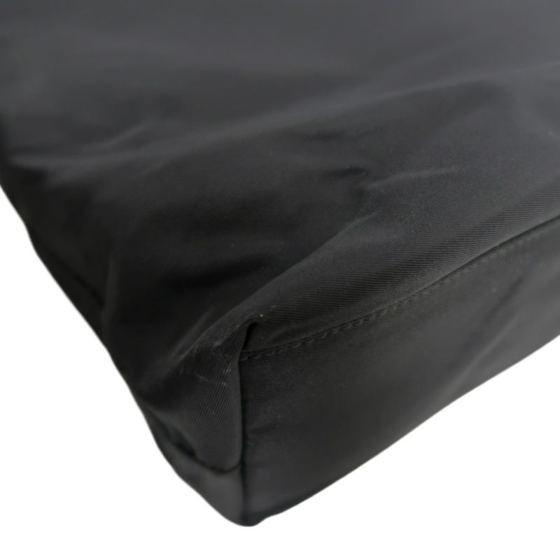 PRADA Nylon Armpit Tote Bag Black