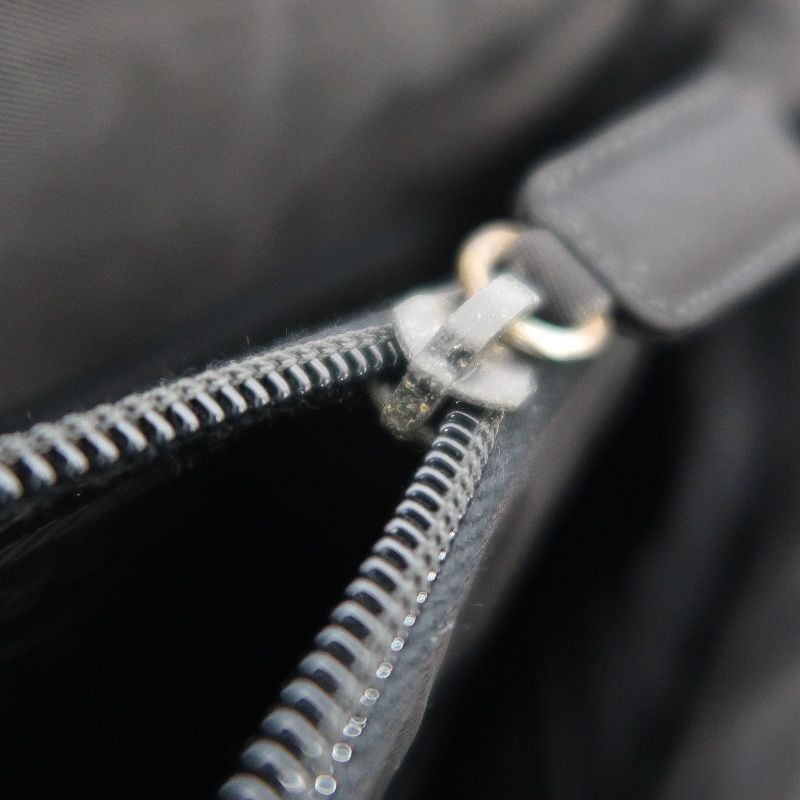 PRADA Nylon Armpit Tote Bag Black