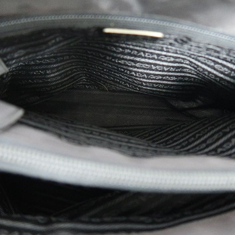 PRADA Nylon Armpit Tote Bag Black