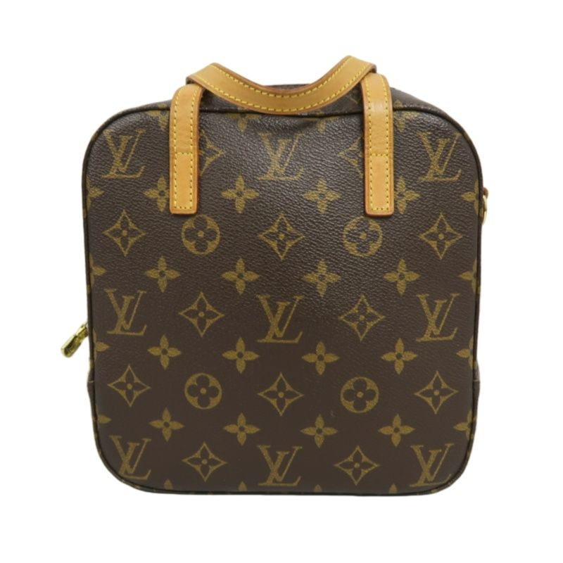LOUIS VUITTON Spontini Monogram Handbag, Brown