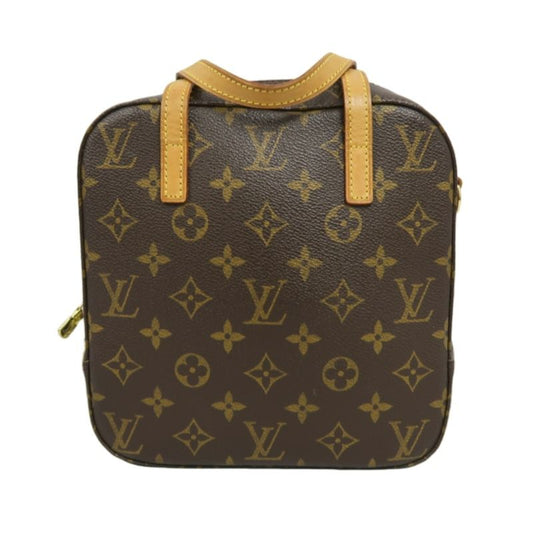LOUIS VUITTON Spontini Monogram Handbag, Brown
