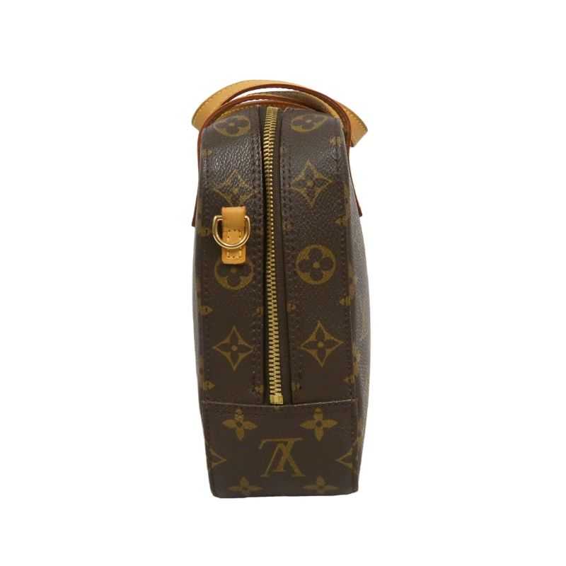 LOUIS VUITTON Spontini Monogram Handbag, Brown