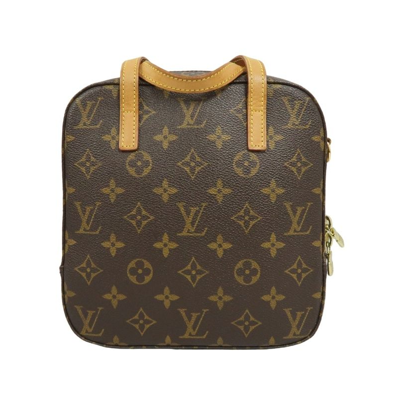 LOUIS VUITTON Spontini Monogram Handbag, Brown