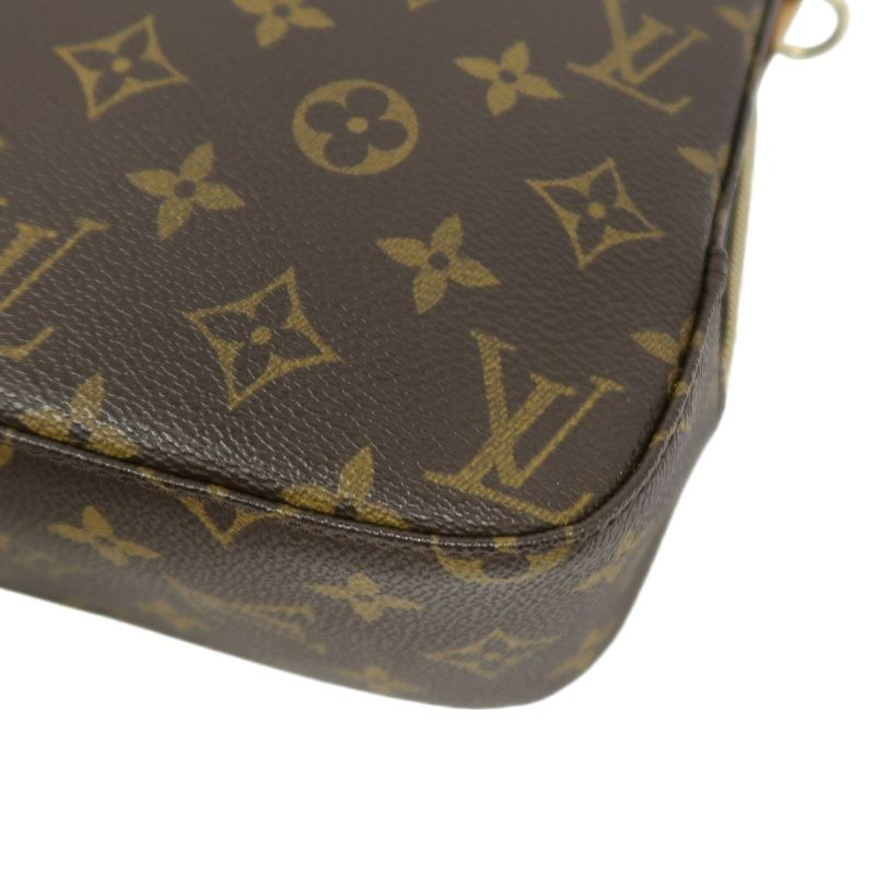 LOUIS VUITTON Spontini Monogram Handbag, Brown