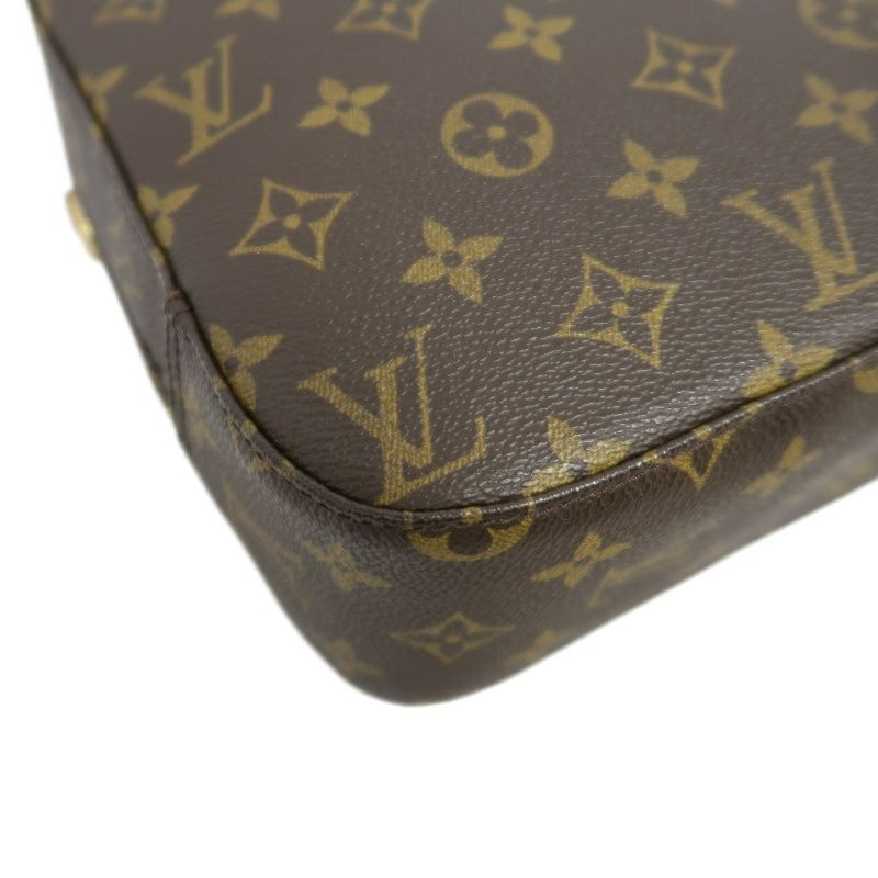 LOUIS VUITTON Spontini Monogram Handbag, Brown
