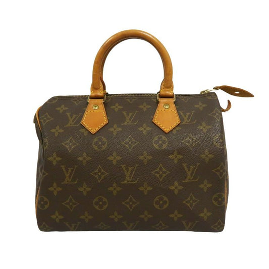 LOUIS VUITTON Speedy 25 Handbag, Monogram,  Brown