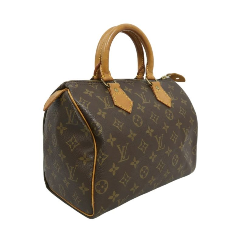 LOUIS VUITTON Speedy 25 Handbag, Monogram,  Brown