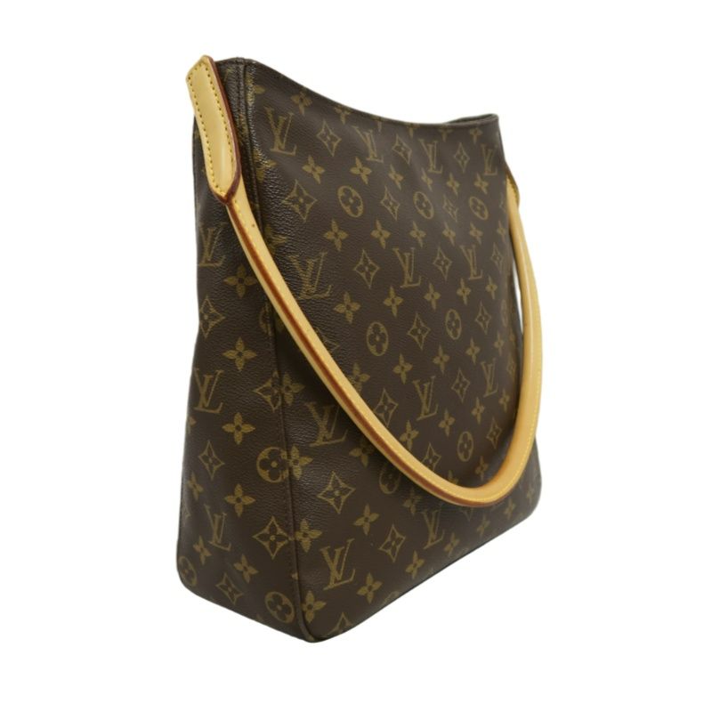 LOUIS VUITTON Looping GM Monogram Shoulder Bag, Brown