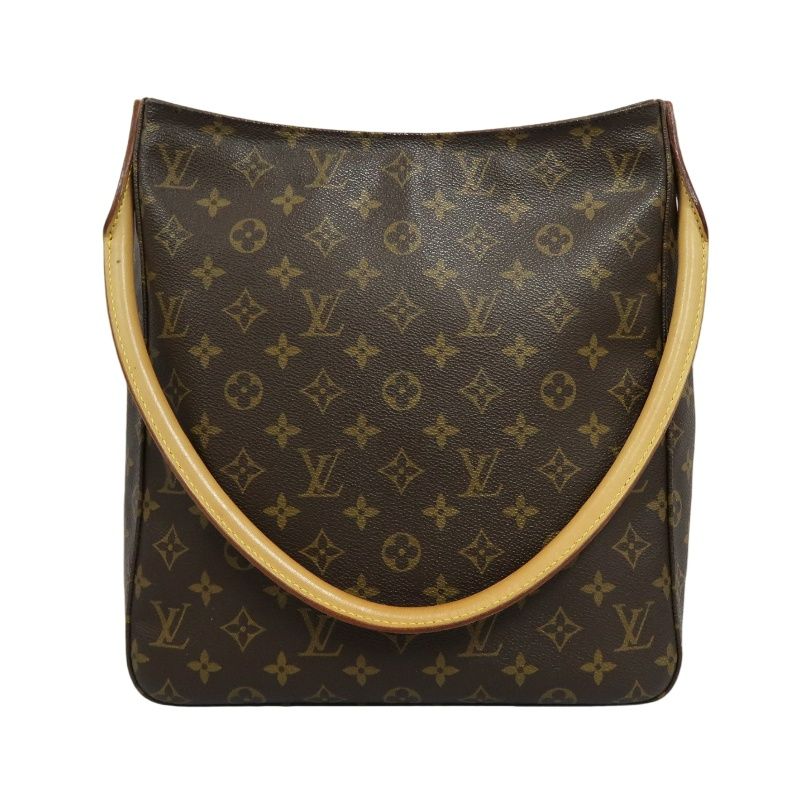 LOUIS VUITTON Looping GM Monogram Shoulder Bag, Brown