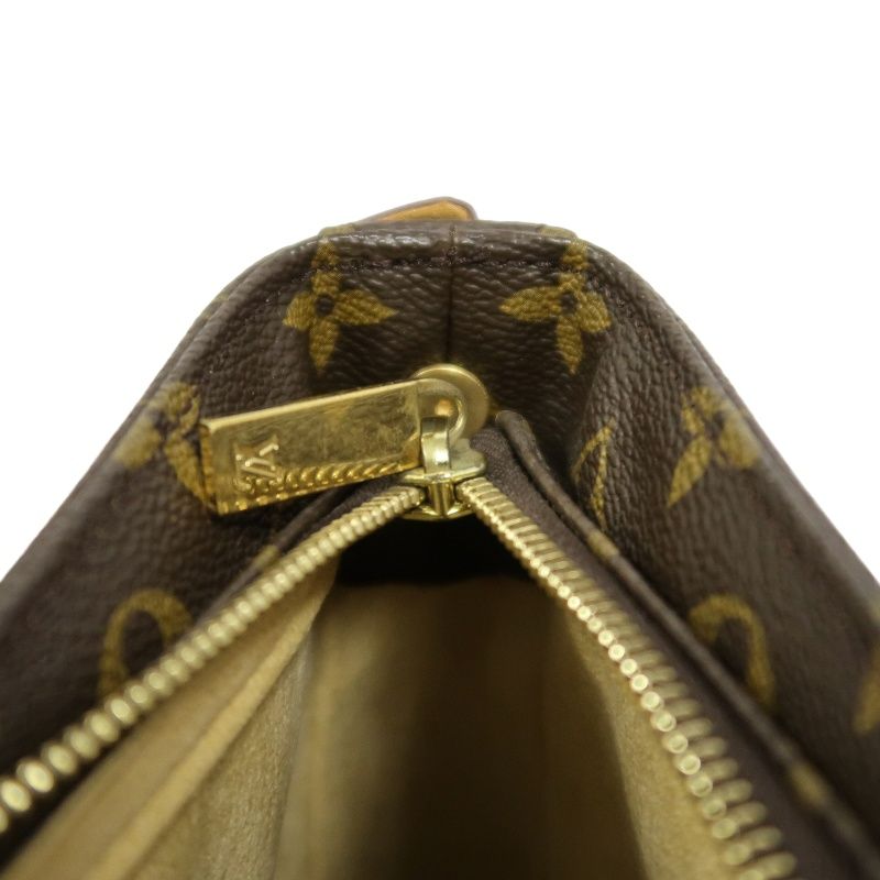 LOUIS VUITTON Looping GM Monogram Shoulder Bag, Brown