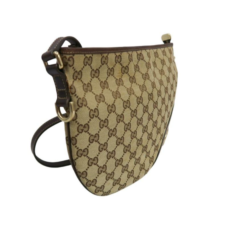 GUCCI Monogram Canvas Crossbody Bag