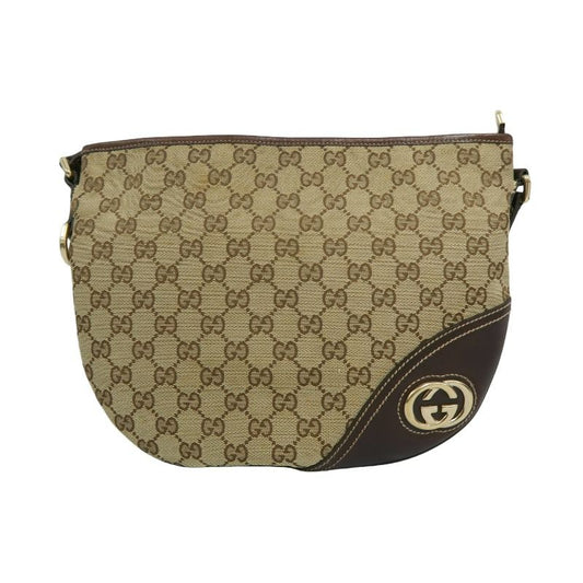 GUCCI Monogram Canvas Crossbody Bag