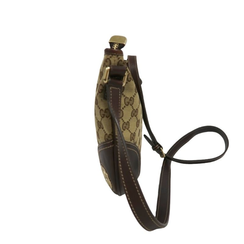 GUCCI Monogram Canvas Crossbody Bag