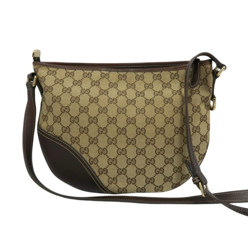 GUCCI Monogram Canvas Crossbody Bag