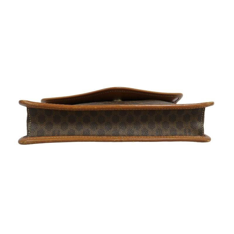 CELINE Brown Monogram PVC Messenger Crossbody Bag