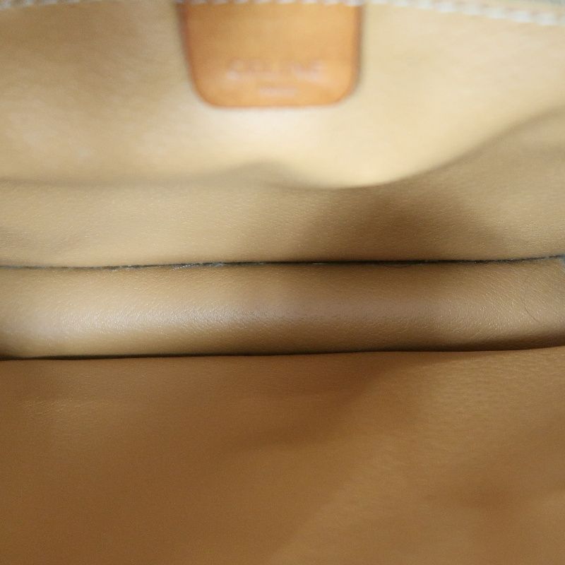 CELINE Brown Monogram PVC Messenger Crossbody Bag