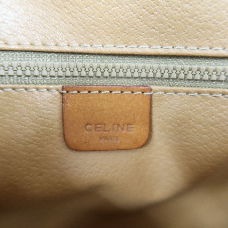 CELINE Brown Monogram PVC Messenger Crossbody Bag