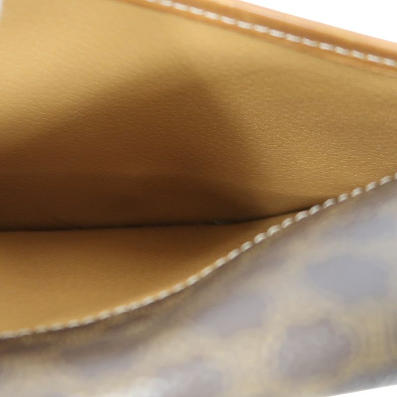CELINE Brown Monogram PVC Messenger Crossbody Bag