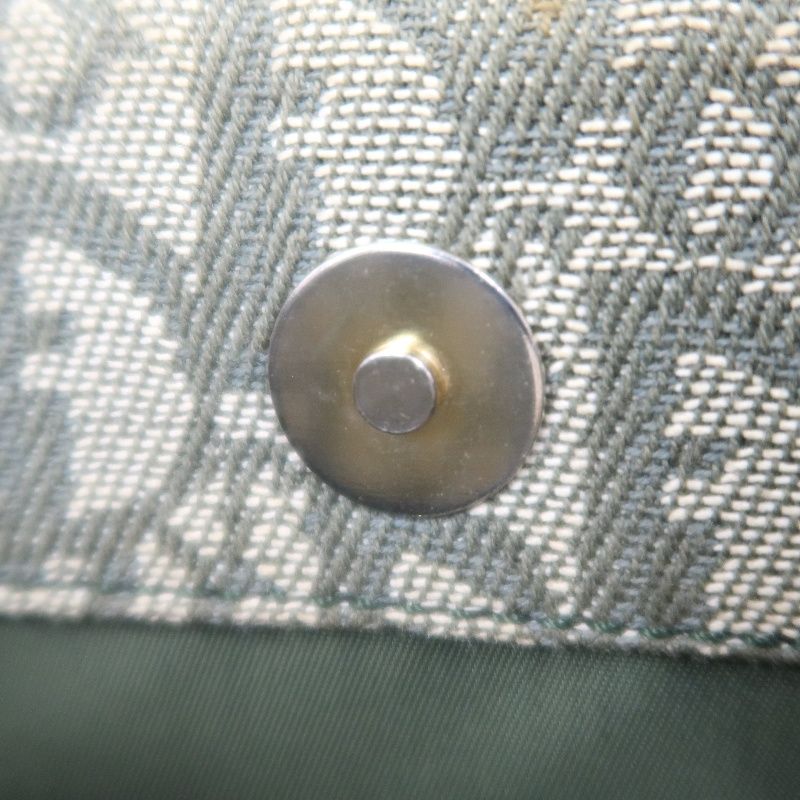 DIOR  Trotter Handbag, Canvas, Khaki, Gold Hardware, Comes with 2 Authenticity Cards