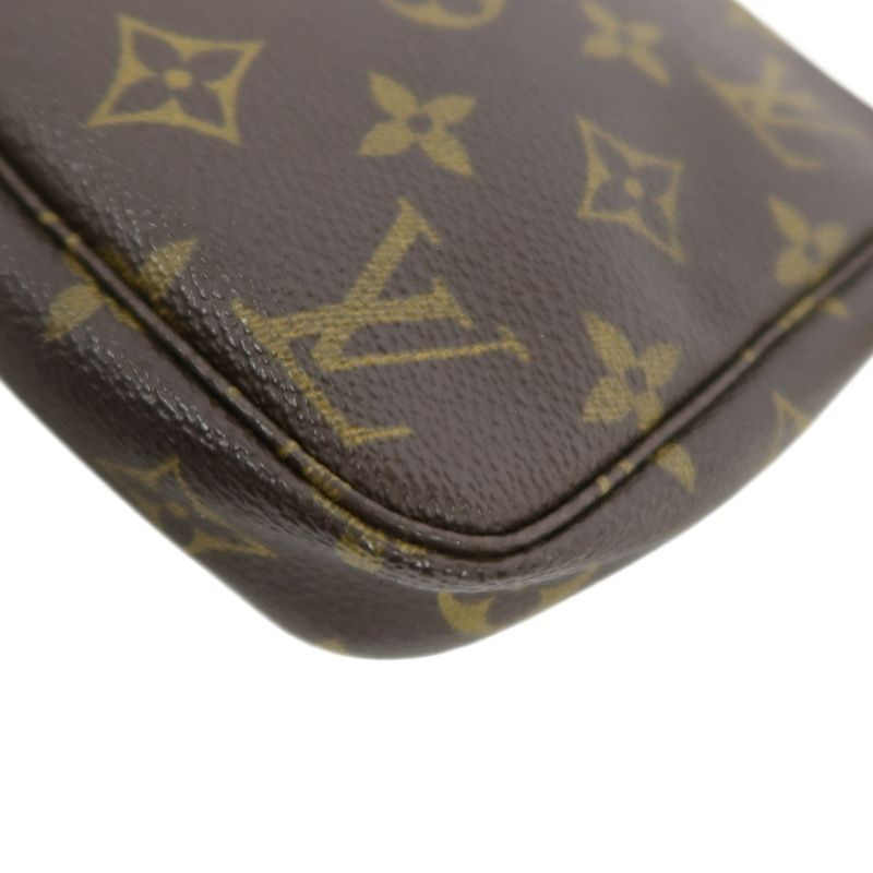 LOUIS VUITTON  Pochette Accessoires Monogram Pouch Handbag, Brown