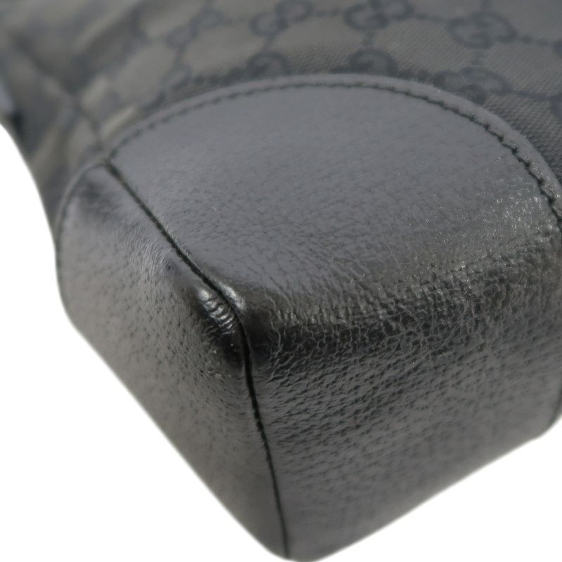 GUCCI GG Canvas Shoulder Bag, Black, Printed Canvas Crossbody  Bag