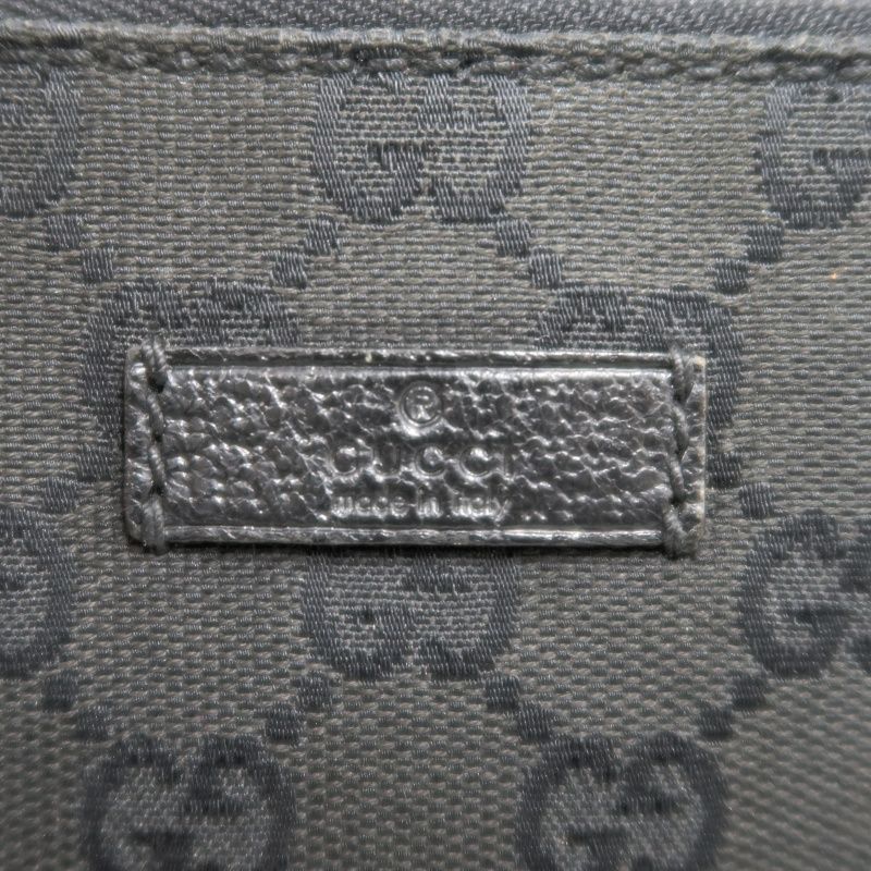 GUCCI GG Canvas Shoulder Bag, Black, Printed Canvas Crossbody  Bag