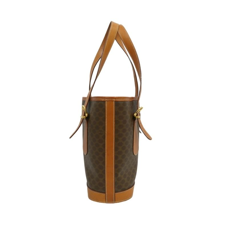 CELINE Macadam Tote Bag Brown