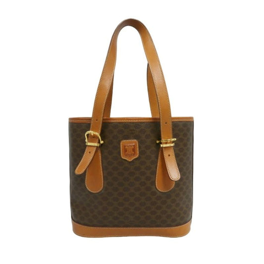 CELINE Macadam Tote Bag Brown