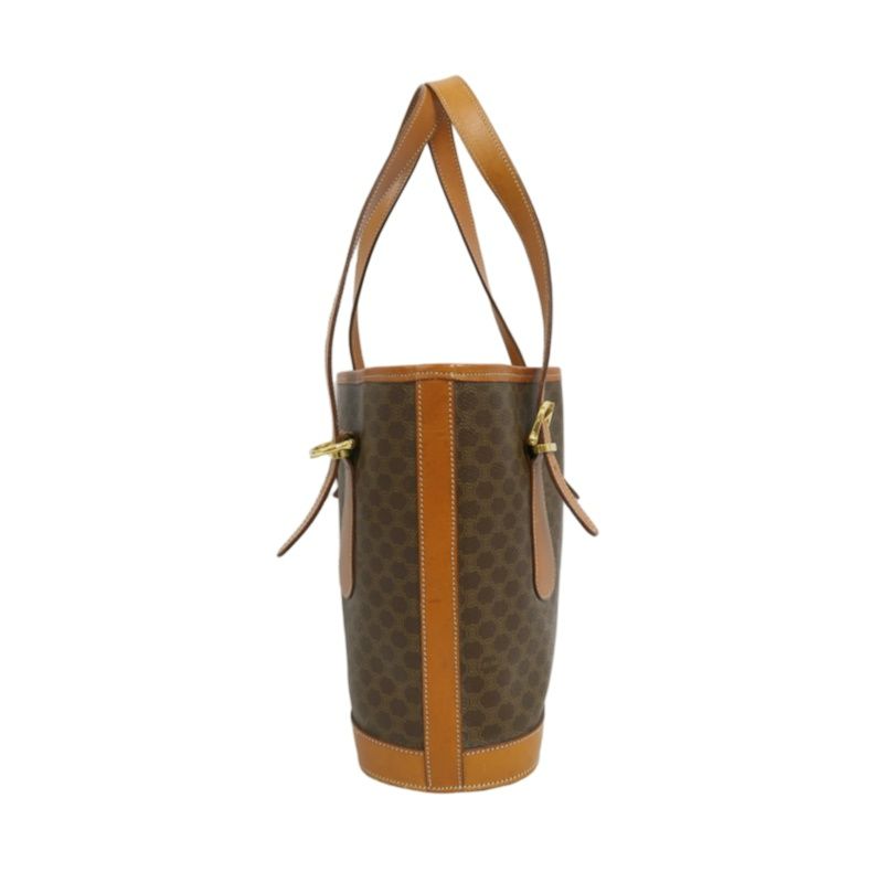 CELINE Macadam Tote Bag Brown