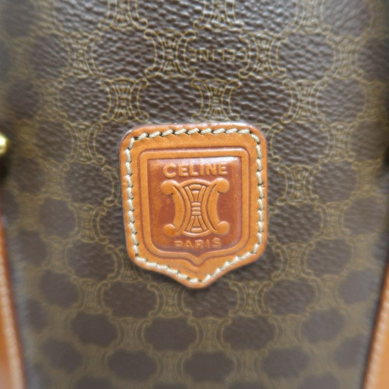 CELINE Macadam Tote Bag Brown