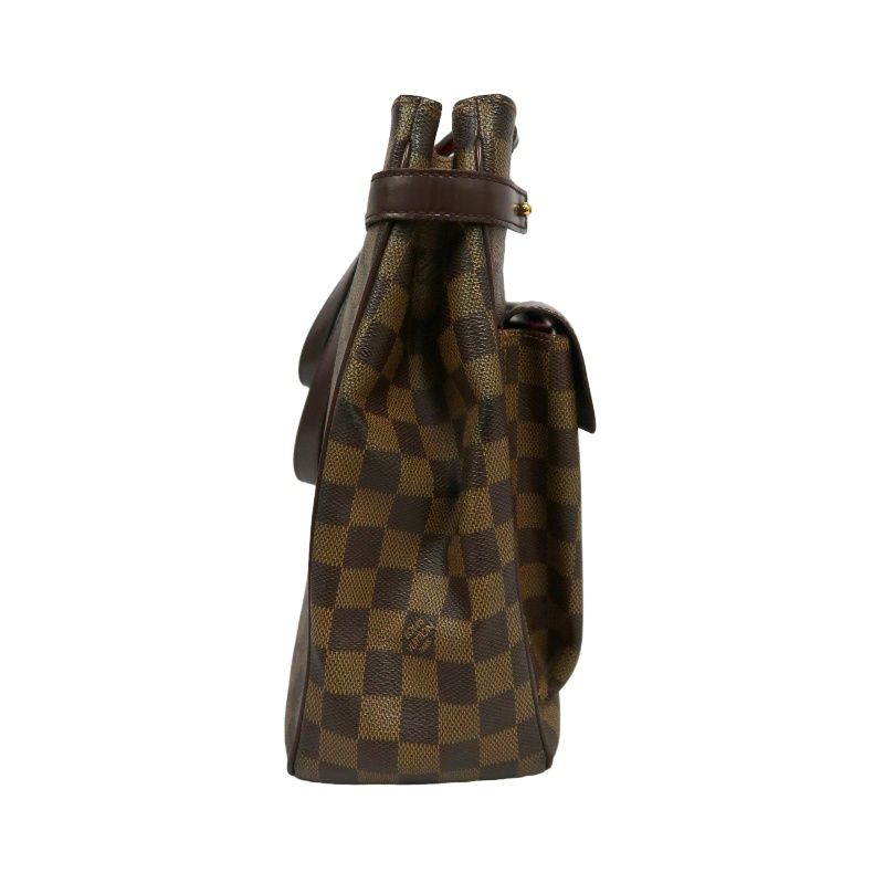 LOUIS VUITTON Yuzes Damier Handbag, Brown PVC