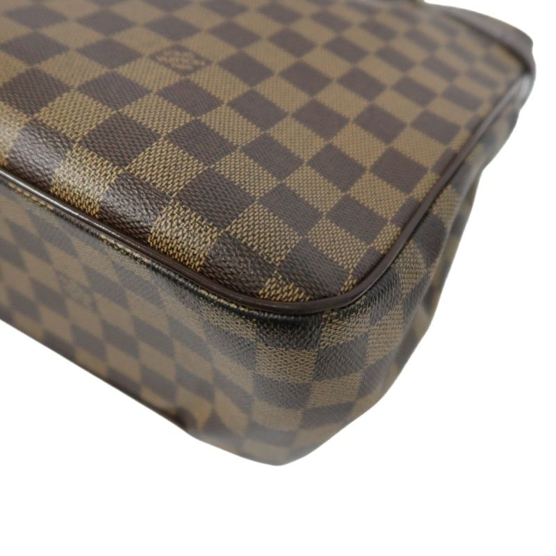 LOUIS VUITTON Yuzes Damier Handbag, Brown PVC