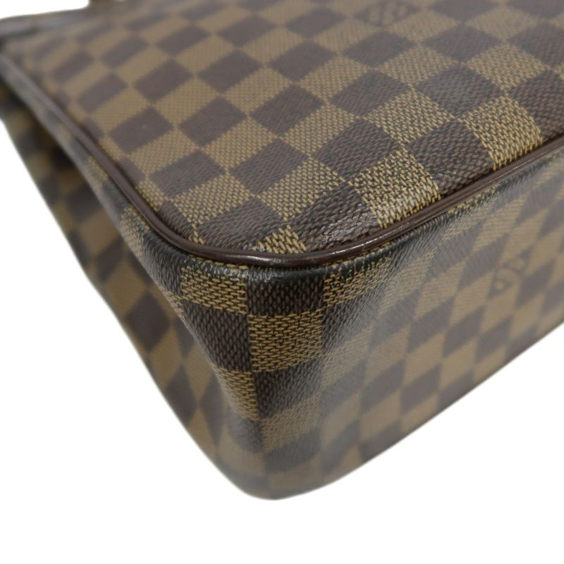LOUIS VUITTON Yuzes Damier Handbag, Brown PVC