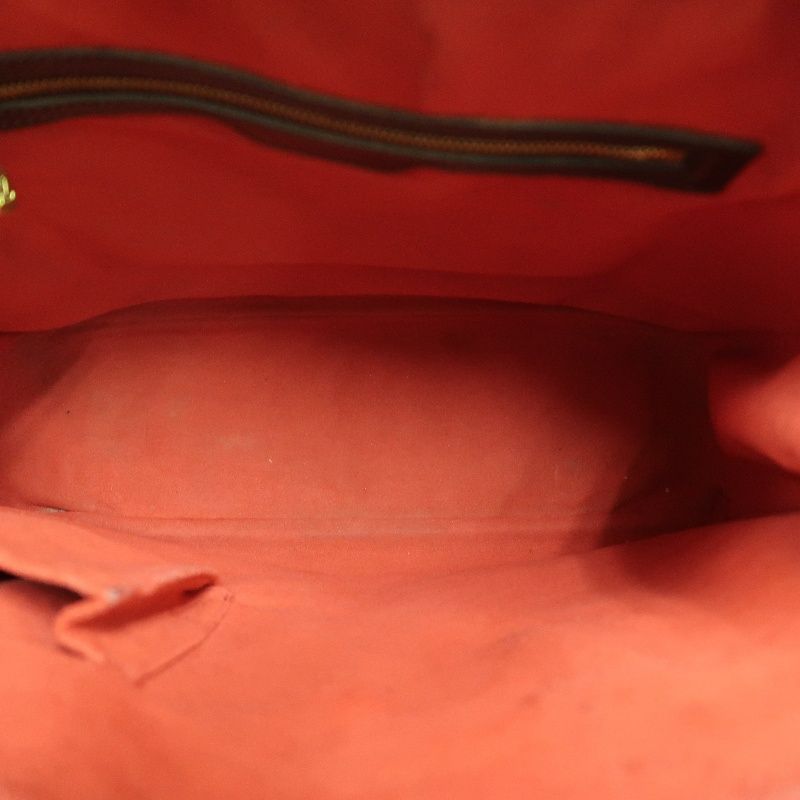 LOUIS VUITTON Yuzes Damier Handbag, Brown PVC