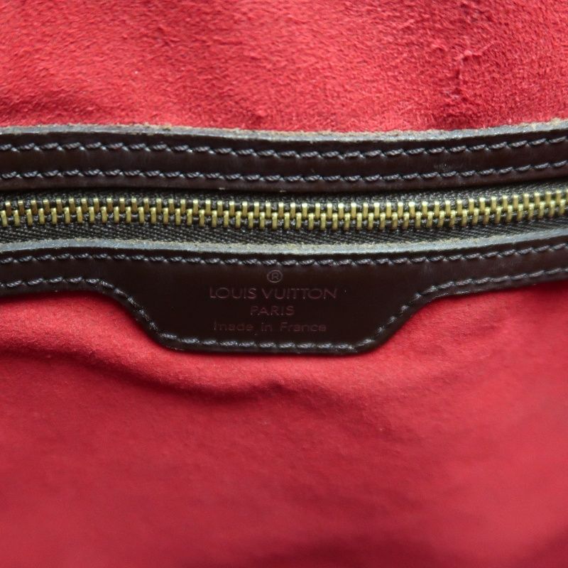 LOUIS VUITTON Yuzes Damier Handbag, Brown PVC