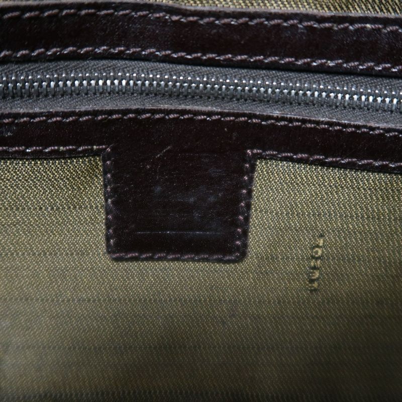 FENDI Zucca Mamma Bucket Shoulder Bag, Brown Canvas, Silver Hardware