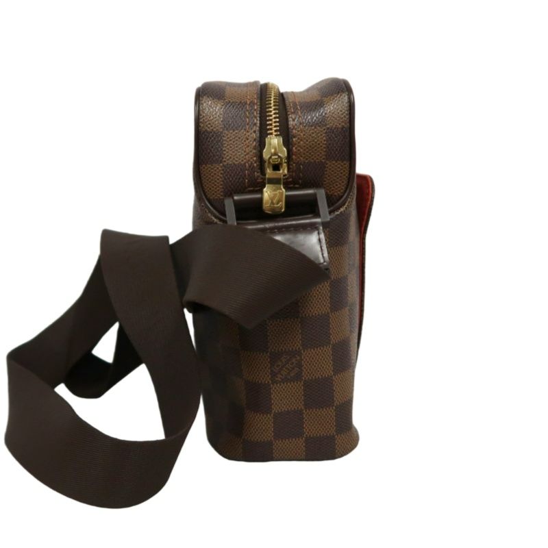 LOUIS VUITTON Olaf PM Damier Shoulder Bag, Brown