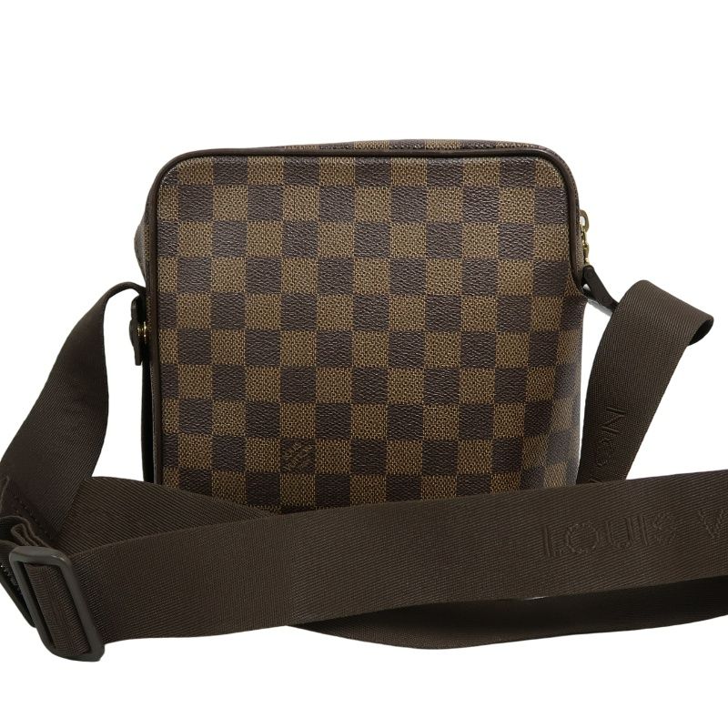 LOUIS VUITTON Olaf PM Damier Shoulder Bag, Brown