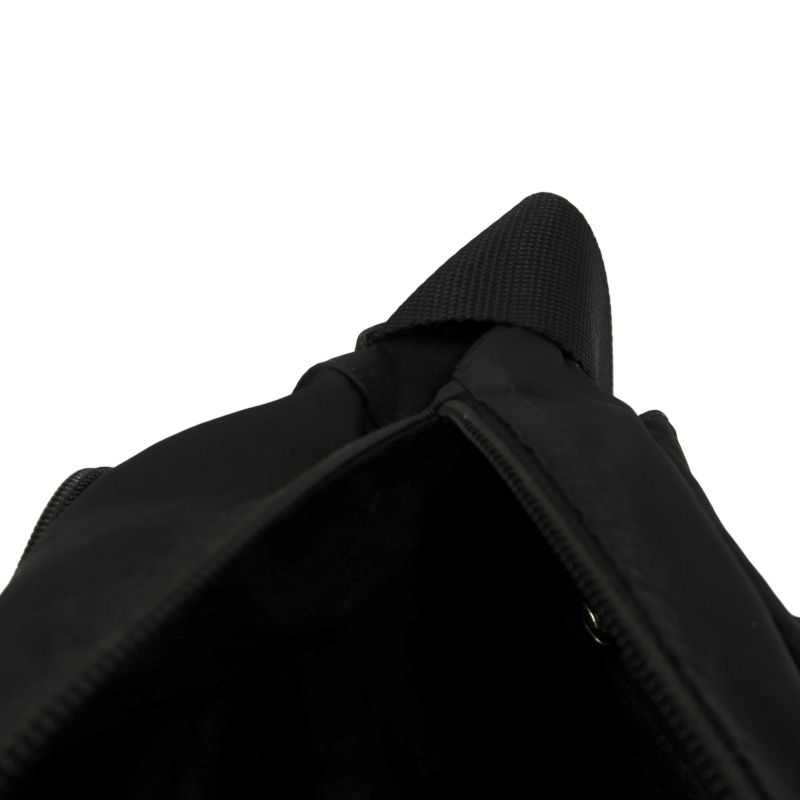 PRADA  Shoulder Bag, Nylon, Black, Silver Hardware